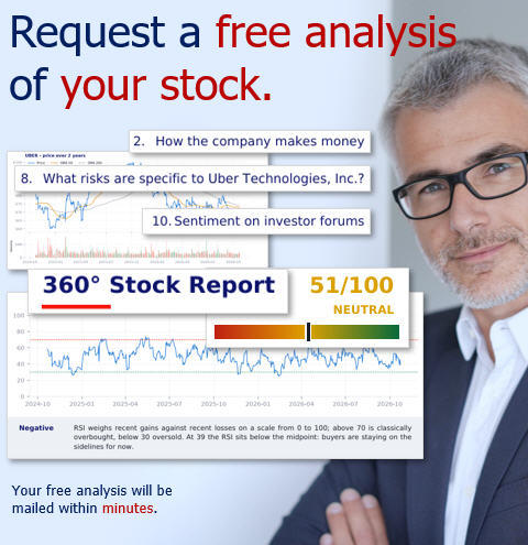 List of selected stocks and ETFs