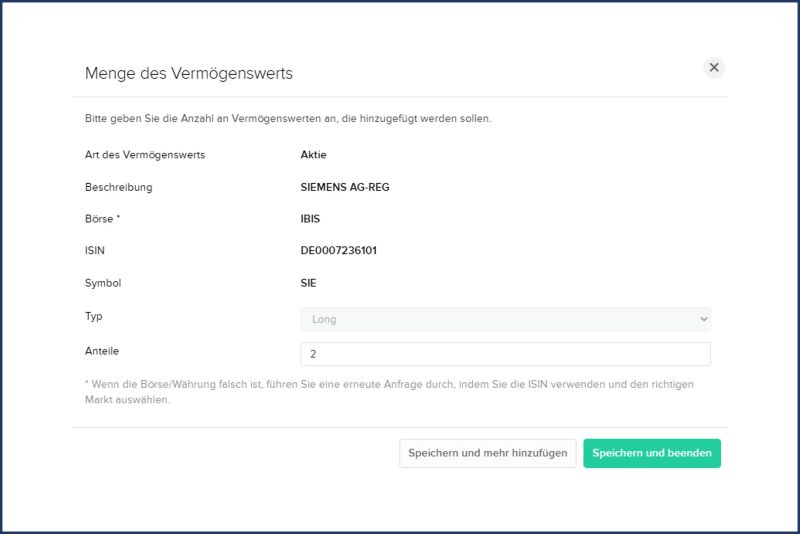 Schritt 2 Onvista Depotübertragung