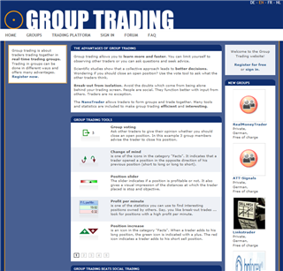 Group trading beats social trading.
