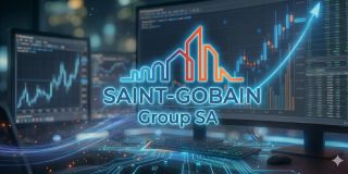 Logo de l'action Saint-Gobain.