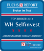 WH SelfInvest voor de vierde maal TOP BROKER