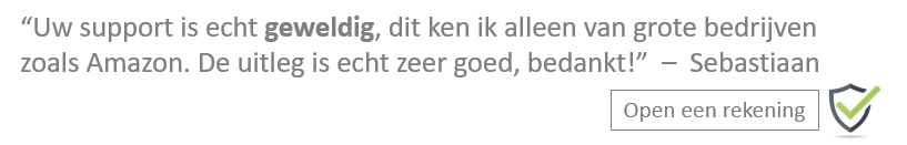 WH SelfInvest heeft geweldige support