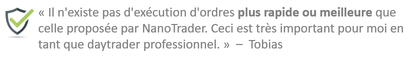 Courtier meilleur execution d'ordres.