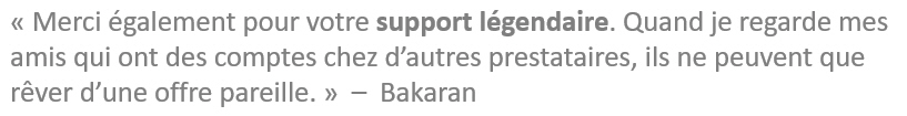 Clients positifs sur broker.