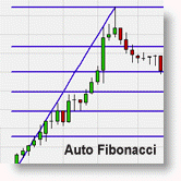 Automatische Fibonacci niveaus
